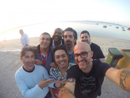 Dj ToSilva com "a velha guarda" - Manaça, Cebola, Mancha, Nuno Valente